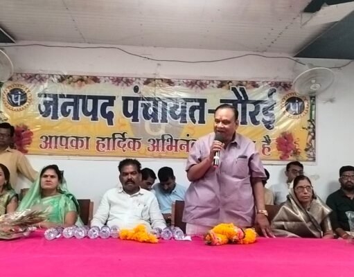 मुख्यमंत्री कन्या विवाह के 508 लाभार्थी बहनों को चेक का वितरण ।