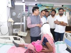 राज्यमंत्री श्री पटेल ने जिला अस्पताल का किया निरीक्षण