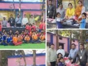 कौआखेड़ा विद्यालय में हाउस ड्रेस का किया गया वितरण
