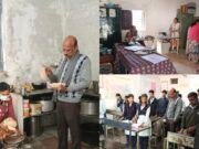 डीईओ श्री बघेल द्वारा किया गया हाई स्कूल बरारीपुरा का निरीक्षण