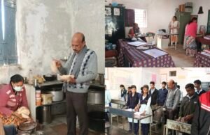 डीईओ श्री बघेल द्वारा किया गया हाई स्कूल बरारीपुरा का निरीक्षण
