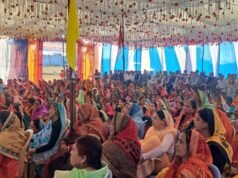 नगर के वार्ड क्रमांक 12 में श्रीमद् विष्णु महापुराण कथा का भक्तिमय आयोजन, जनप्रतिनिधि हुए शामिल