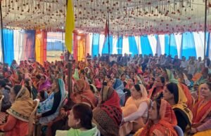 नगर के वार्ड क्रमांक 12 में श्रीमद् विष्णु महापुराण कथा का भक्तिमय आयोजन, जनप्रतिनिधि हुए शामिल