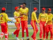 टी-20 वर्ल्डकप में जिम्बाब्वे ने ऑस्ट्रेलिया को हराया:23 रन से जीता मैच, कंगारुओं की पहली हार; मुजरबानी ने 4 विकेट झटके