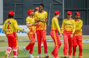 टी-20 वर्ल्डकप में जिम्बाब्वे ने ऑस्ट्रेलिया को हराया:23 रन से जीता मैच, कंगारुओं की पहली हार; मुजरबानी ने 4 विकेट झटके