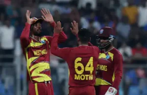 वेस्टइंडीज की लगातार दूसरी जीत, इंग्लैंड 30 रन से हारा:गुडकेश मोती ने 3 विकेट झटके; रदरफोर्ड ने नाबाद 76 रन बनाए