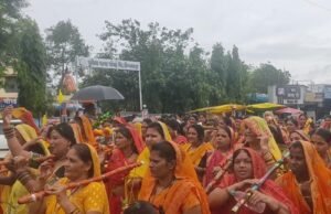 हर-हर महादेव से गूंजा चौरई, सावन में निकली भव्य पावन कावड़ यात्रा